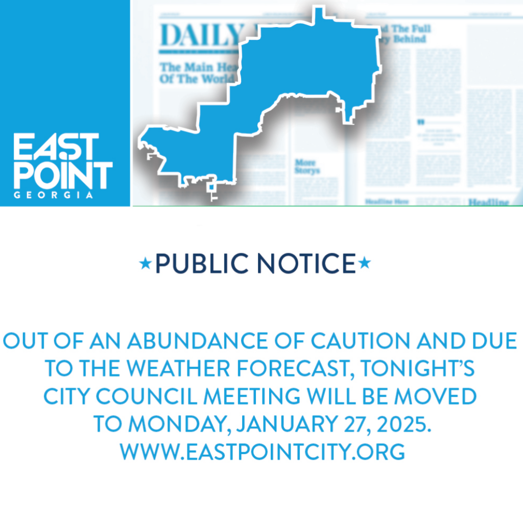 City Council Meeting – MOVED!