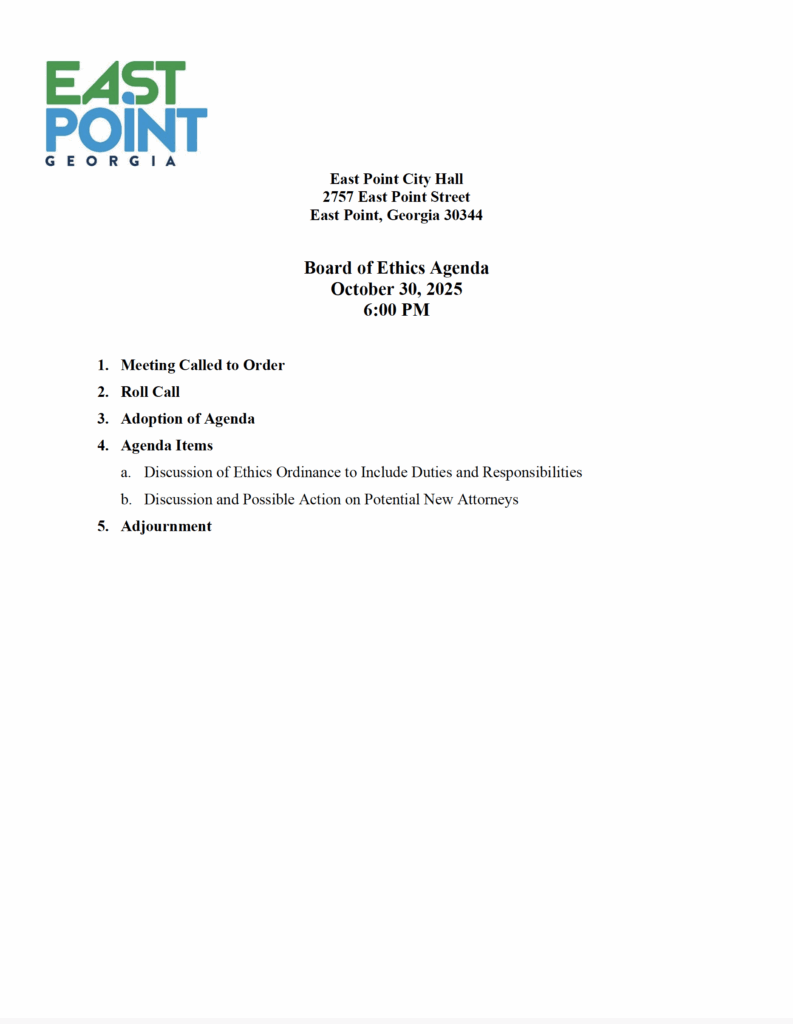 Board of Ethics Board of Ethics