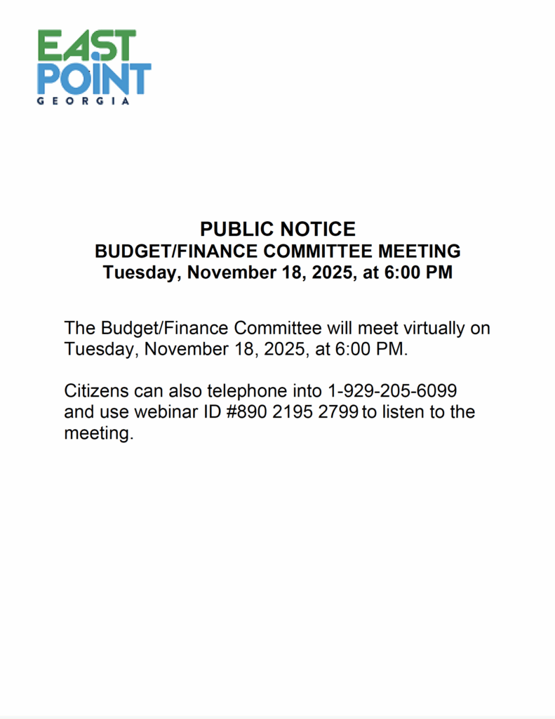 Budget/Finance Committee Meeting