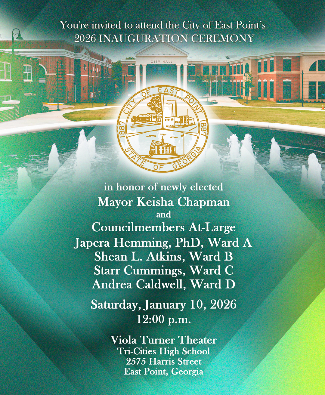 EAST POINT 2026 INAUGURATION