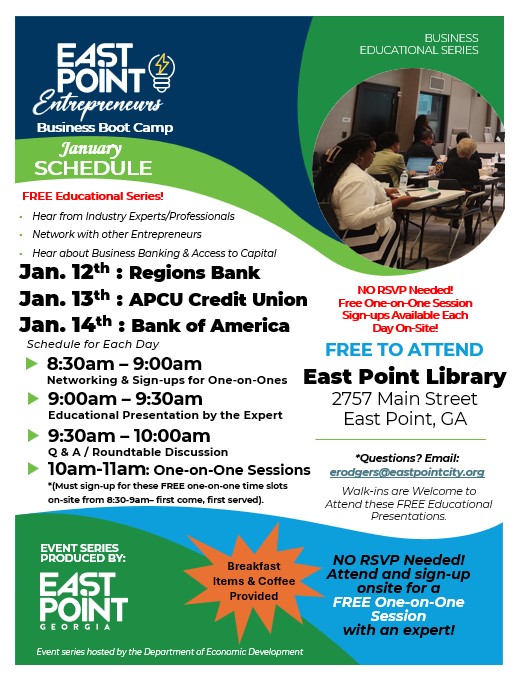 East Point Entrepreneurs: Business Networking Series