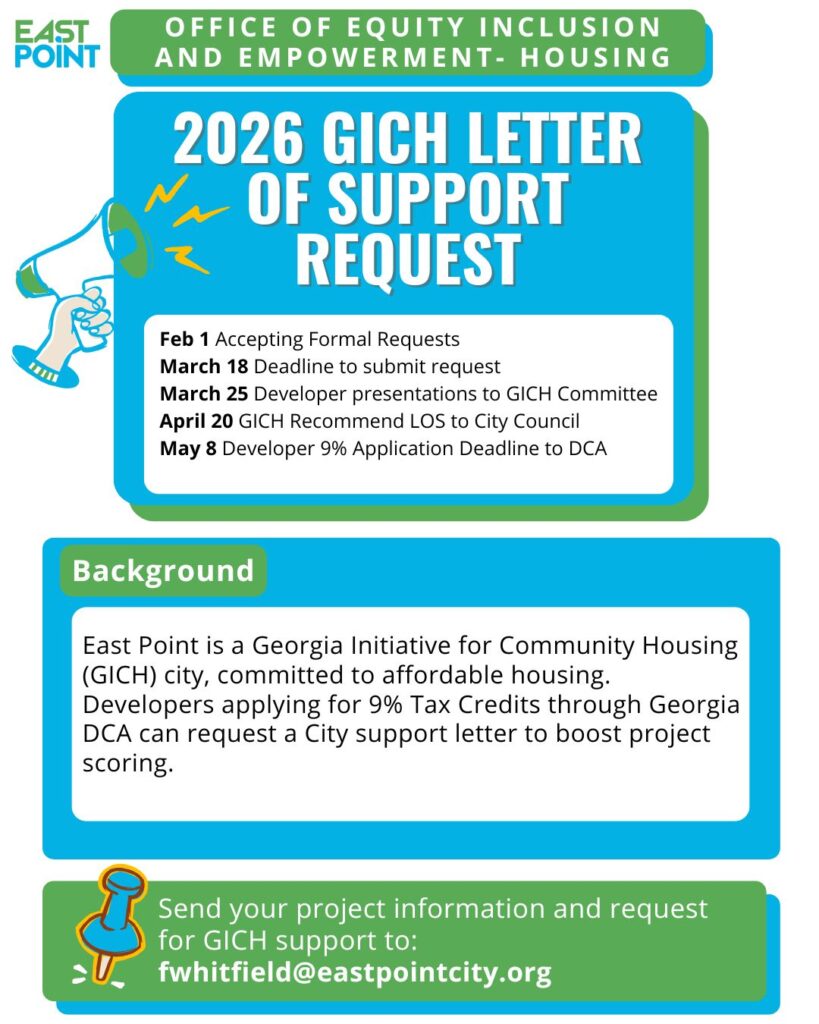 2026 GICH Letter of Support Request