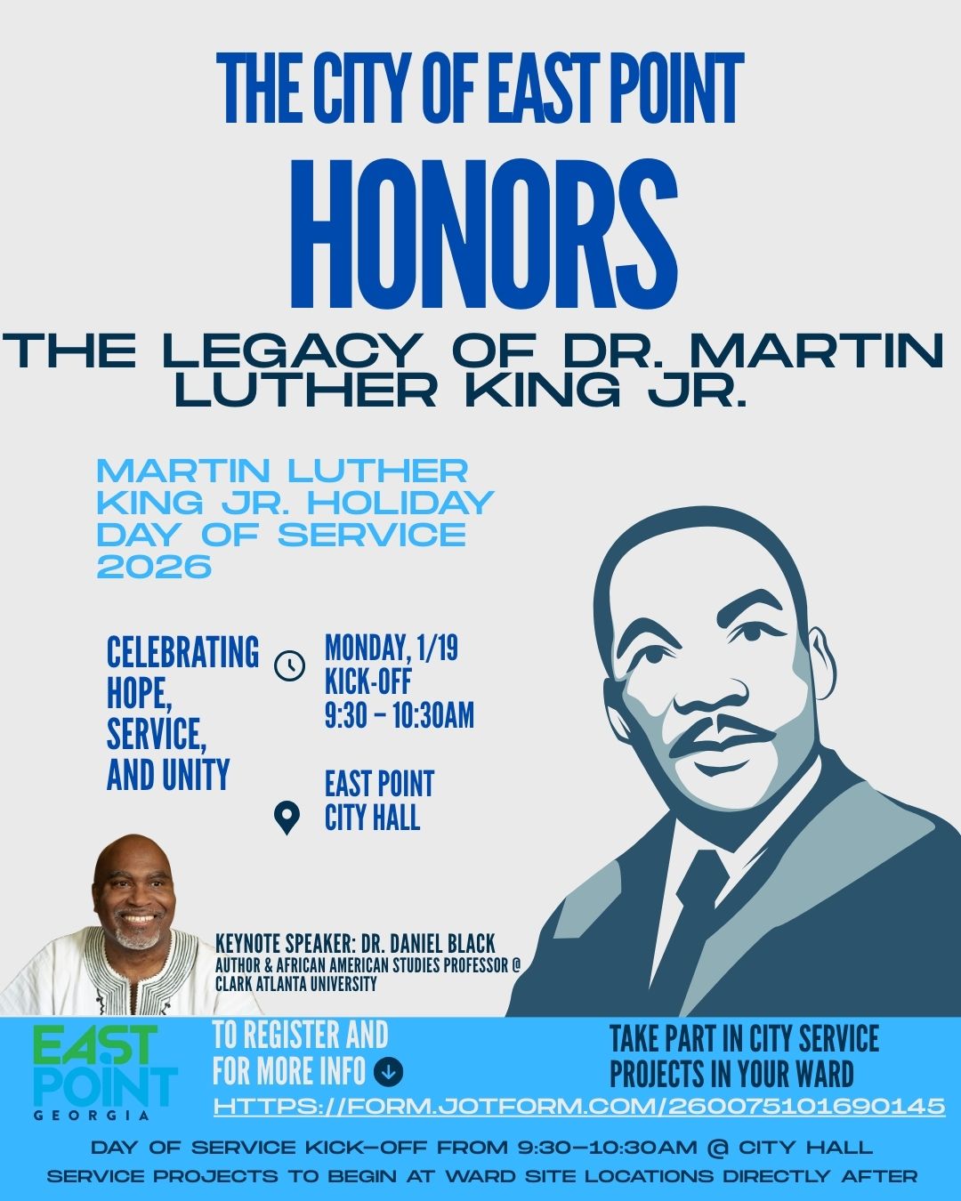 MLK JR DAY OF SERVICE FLYER