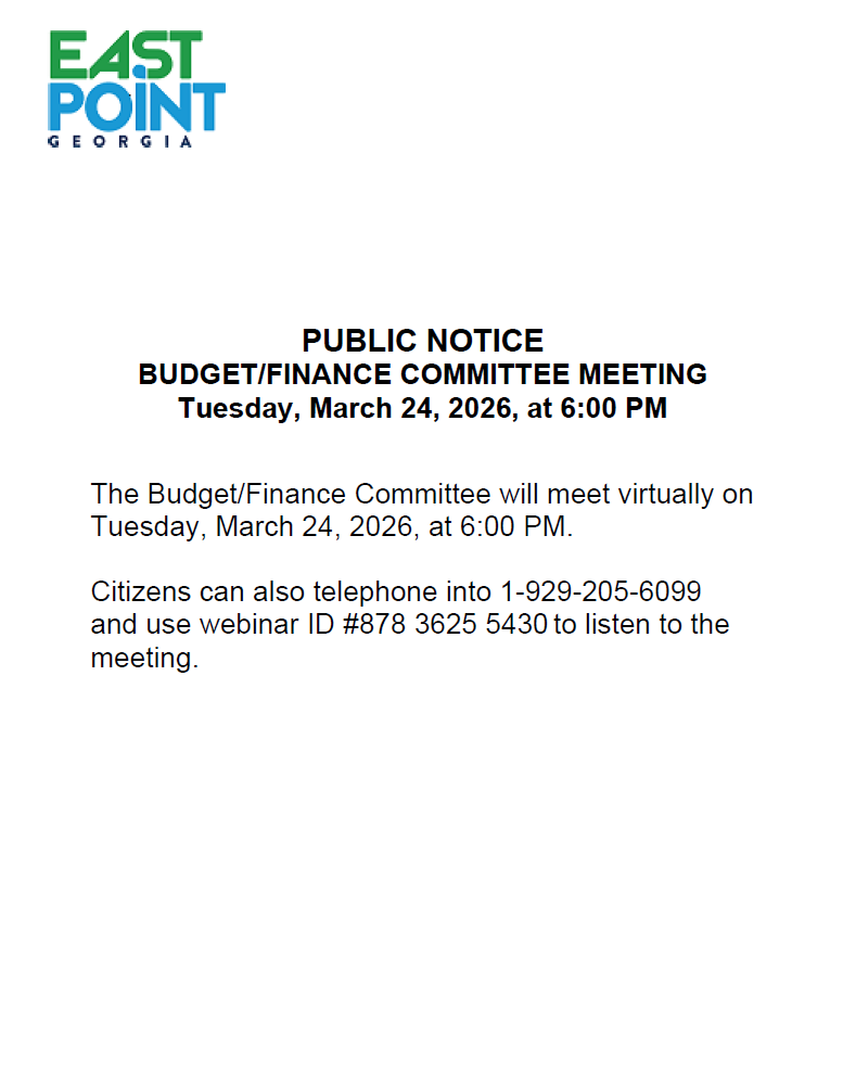 Budget/Finance Committee Meeting (via ZOOM)