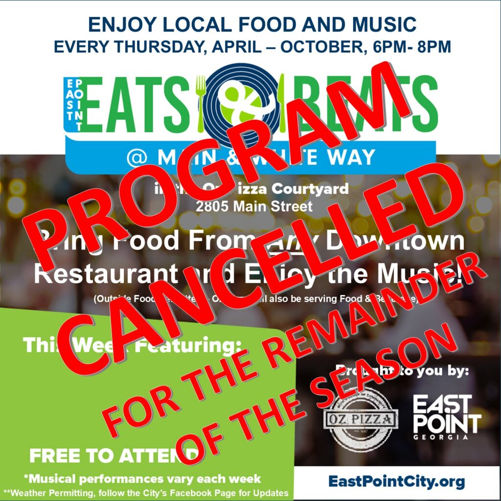 Eats & Beats @ Main & White Way – CANCELED