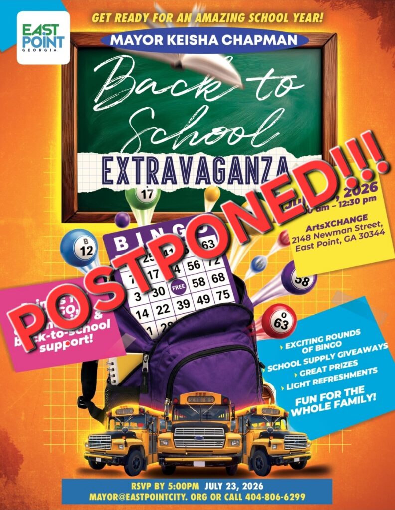 Back to School Extravaganza – POSTPONED