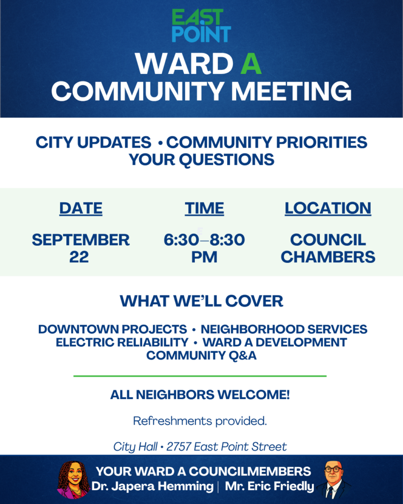 Ward A Community Meeting