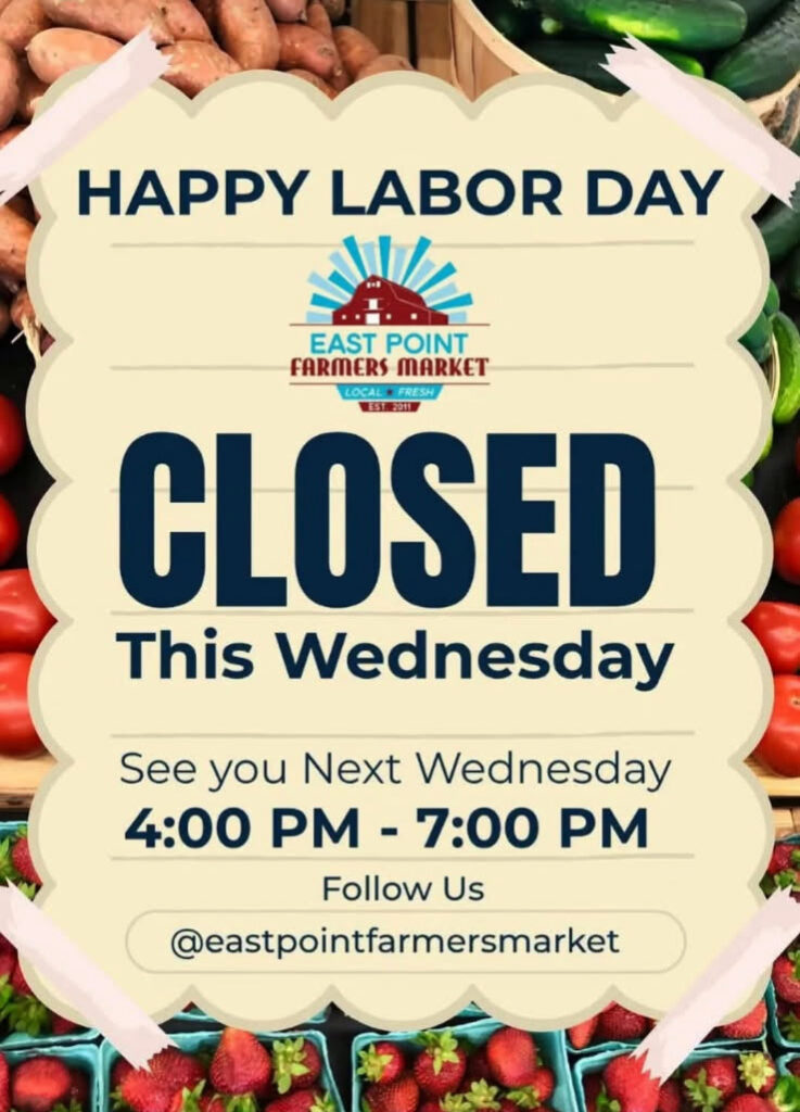 Eats & Beats @ East Point Farmers Market – CANCELED